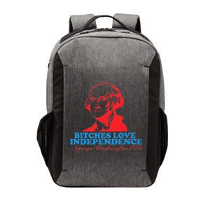 Bitches Love Independence Thomas Jefferson Vector Backpack