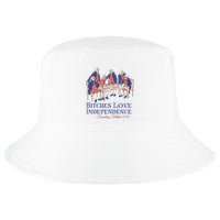 Bitches Love Independence Founding Fathers 1776 Cool Comfort Performance Bucket Hat