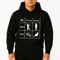 Boolean Logic IM A Programmer Alive Dead Hoodie