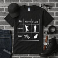 Boolean Logic IM A Programmer Alive Dead Tall T-Shirt