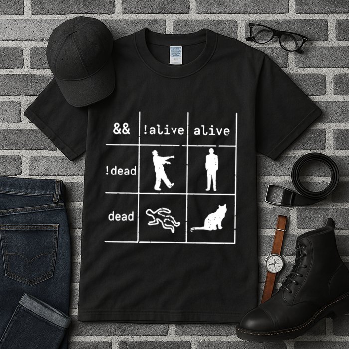 Boolean Logic IM A Programmer Alive Dead Tall T-Shirt