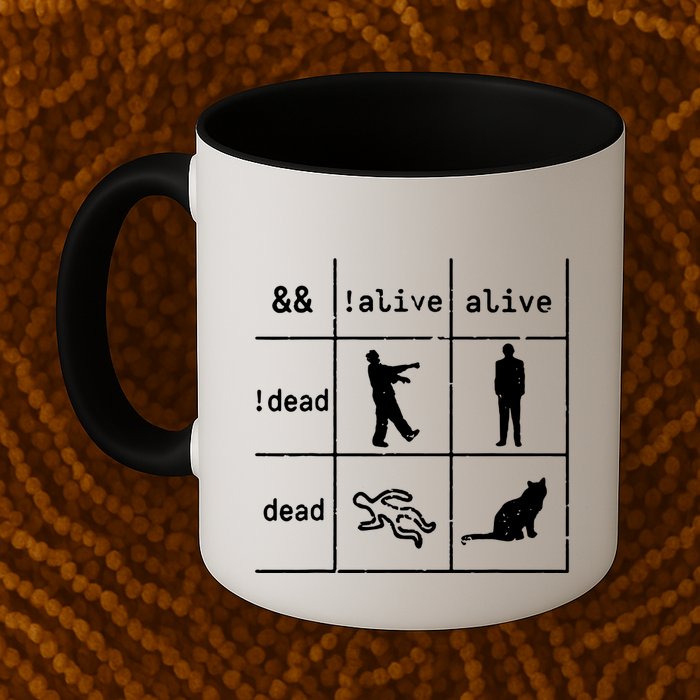 Boolean Logic IM A Programmer Alive Dead Mug