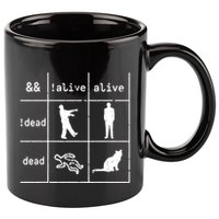Boolean Logic IM A Programmer Alive Dead 11oz C Handle Ceramic Mug
