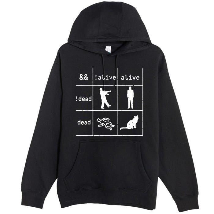 Boolean Logic IM A Programmer Alive Dead Premium Pullover Hoodie