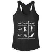 Boolean Logic IM A Programmer Alive Dead Ladies PosiCharge Competitor Racerback Tank
