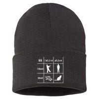 Boolean Logic IM A Programmer Alive Dead Sustainable Knit Beanie