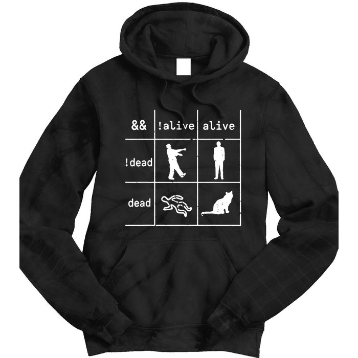 Boolean Logic IM A Programmer Alive Dead Tie Dye Hoodie