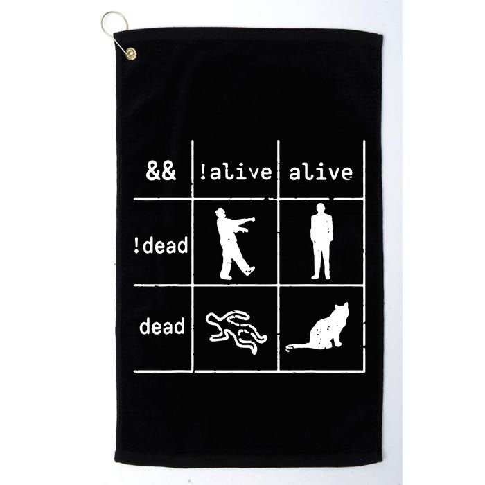 Boolean Logic IM A Programmer Alive Dead Golf Towel