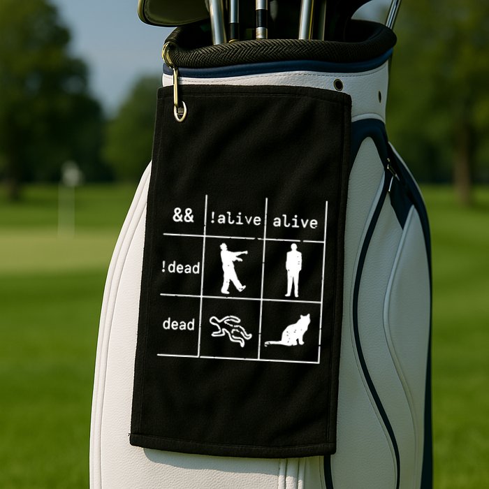 Boolean Logic IM A Programmer Alive Dead Golf Towel