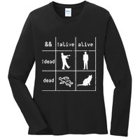Boolean Logic IM A Programmer Alive Dead Ladies Long Sleeve Shirt