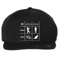 Boolean Logic IM A Programmer Alive Dead Wool Snapback Cap