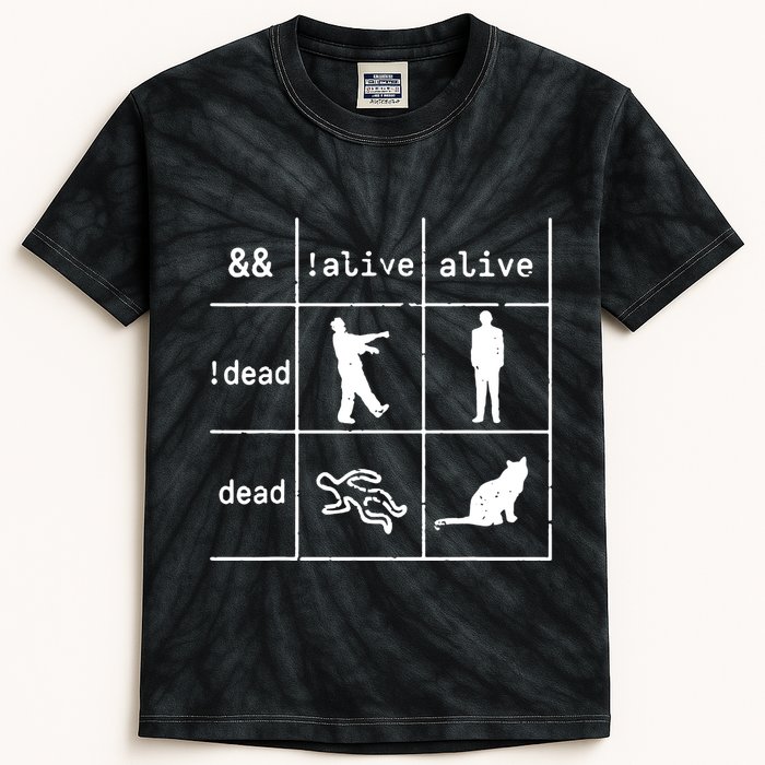 Boolean Logic IM A Programmer Alive Dead Kids Tie-Dye T-Shirt