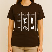 Boolean Logic IM A Programmer Alive Dead T-Shirt