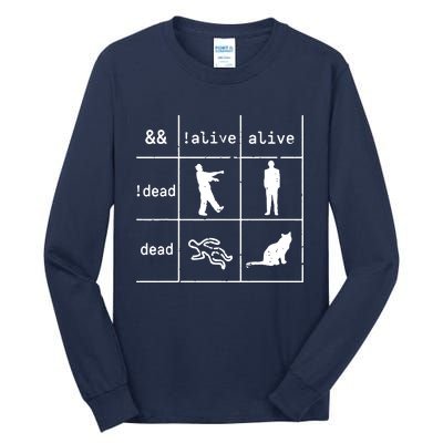 Boolean Logic IM A Programmer Alive Dead Tall Long Sleeve T-Shirt