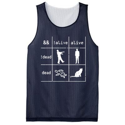 Boolean Logic IM A Programmer Alive Dead Mesh Reversible Basketball Jersey Tank