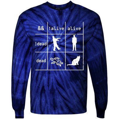 Boolean Logic IM A Programmer Alive Dead Tie-Dye Long Sleeve Shirt