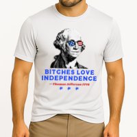 Bitches Love Independence Funny Founding Fathers Cooling Performance Crew T-Shirt
