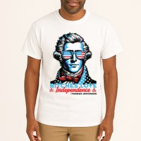 Bitches Love Independence Funny 4th Of July Thomas Jefferson Tall T-Shirt