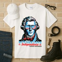 Bitches Love Independence Funny 4th Of July Thomas Jefferson Tall T-Shirt