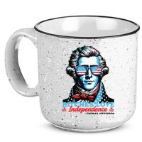 Bitches Love Independence Funny 4th Of July Thomas Jefferson 15oz Campfire Ceramic Mug
