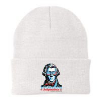 Bitches Love Independence Funny 4th Of July Thomas Jefferson Knit Cap Winter Beanie