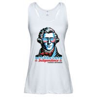 Bitches Love Independence Funny 4th Of July Thomas Jefferson Ladies Essential Flowy Tank