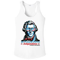 Bitches Love Independence Funny 4th Of July Thomas Jefferson Ladies PosiCharge Competitor Racerback Tank