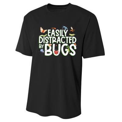 Bug Lover Insect Lover Types Of Bugs Bug Collector Bug Performance Sprint T-Shirt