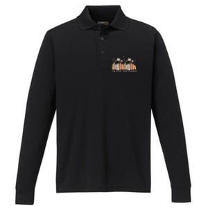 Book Lovers Im With The Banned Books Performance Long Sleeve Polo