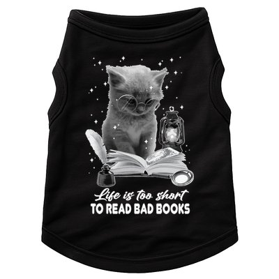 Bookaholic Life Is Too Short To Read Bad Books Bookish Great Gift Doggie Tank