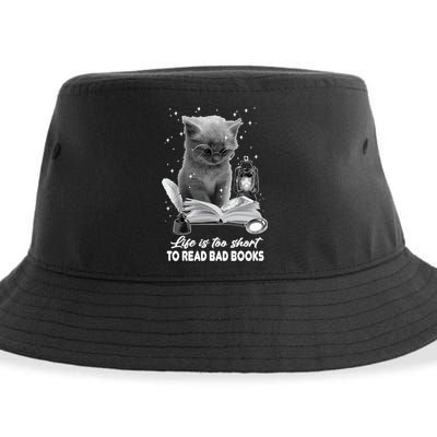 Bookaholic Life Is Too Short To Read Bad Books Bookish Great Gift Sustainable Bucket Hat