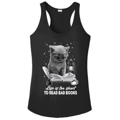 Bookaholic Life Is Too Short To Read Bad Books Bookish Great Gift Ladies PosiCharge Competitor Racerback Tank