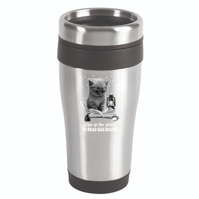 Bookaholic Life Is Too Short To Read Bad Books Bookish Great Gift 16oz Travel Tumbler
