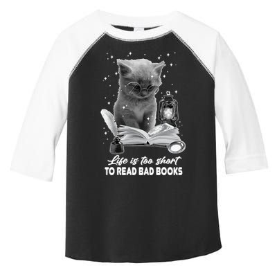 Bookaholic Life Is Too Short To Read Bad Books Bookish Great Gift Toddler Fine Jersey T-Shirt