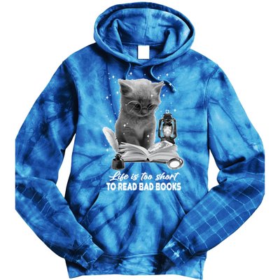 Bookaholic Life Is Too Short To Read Bad Books Bookish Great Gift Tie Dye Hoodie