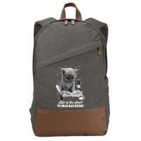 Bookaholic Life Is Too Short To Read Bad Books Bookish Great Gift Cotton Canvas Backpack