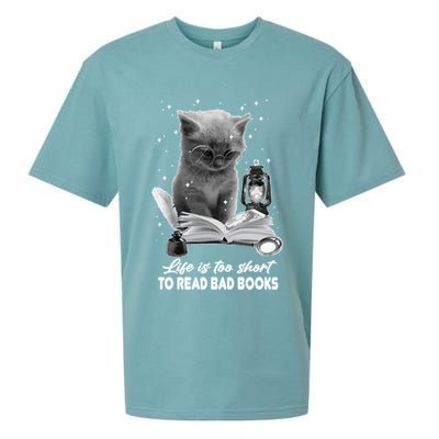 Bookaholic Life Is Too Short To Read Bad Books Bookish Great Gift Sueded Cloud Jersey T-Shirt