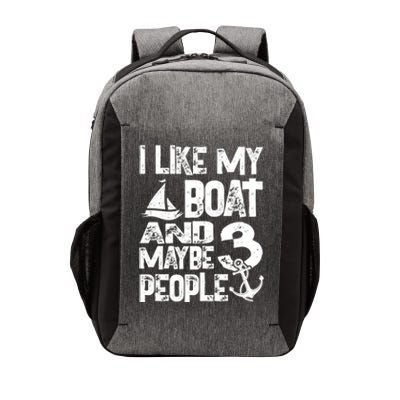 Boats Lover I Like My Boat And Maybe 3 People Boating Gift Vector Backpack