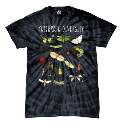 Bug Lover Insect Lover Types Of Bugs Bug Collector Bug Tie-Dye T-Shirt