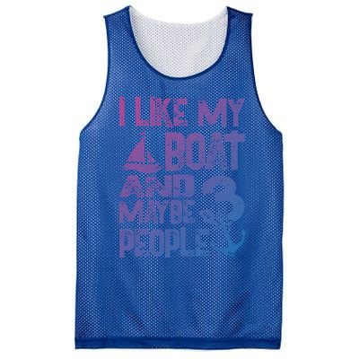 Boats Lover I Like My Boat And Maybe 3 People Boating Gift Mesh Reversible Basketball Jersey Tank