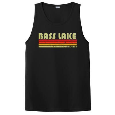 Bass Lake Indiana Funny Fishing Camping Summer Gift PosiCharge Competitor Tank