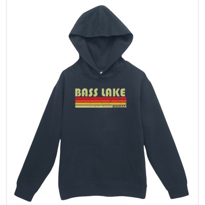 Bass Lake Indiana Funny Fishing Camping Summer Gift Urban Pullover Hoodie