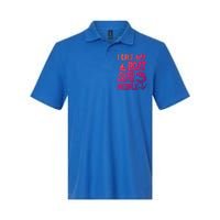 Boats Lover I Like My Boat And Maybe 3 People Boating Gift Softstyle Adult Sport Polo