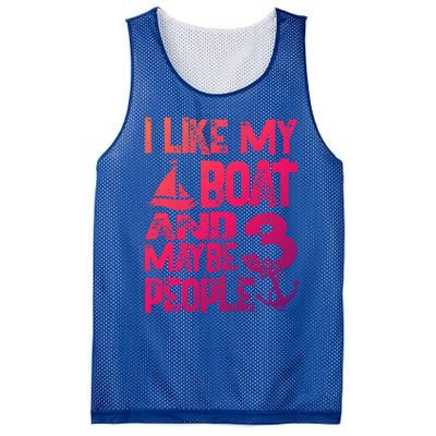 Boats Lover I Like My Boat And Maybe 3 People Boating Gift Mesh Reversible Basketball Jersey Tank