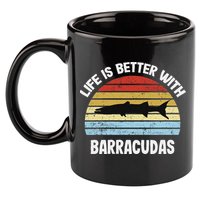 Barracuda Life Is Better With Barracudas 11oz C Handle Ceramic Mug