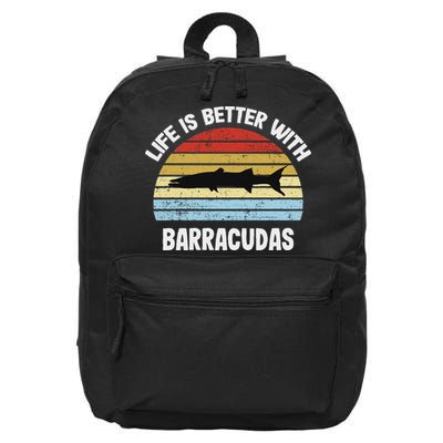 Barracuda Life Is Better With Barracudas 16 in Basic Backpack