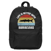 Barracuda Life Is Better With Barracudas 16 in Basic Backpack