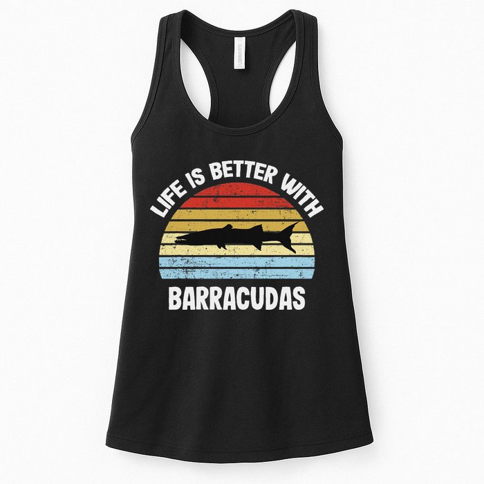 Barracuda Life Is Better With Barracudas Womens Tank Top
