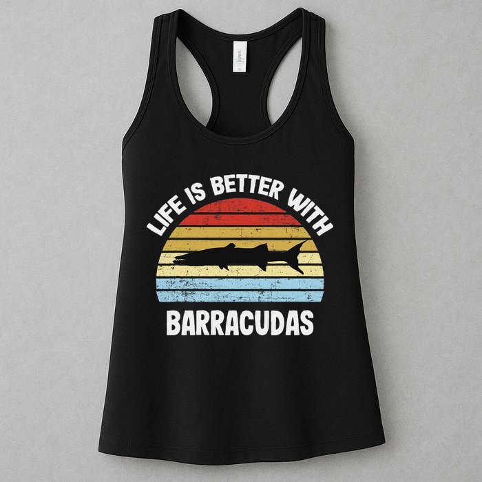 Barracuda Life Is Better With Barracudas Womens Tank Top