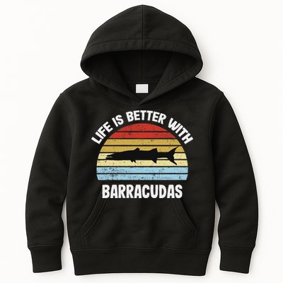 Barracuda Life Is Better With Barracudas Kids Hoodie